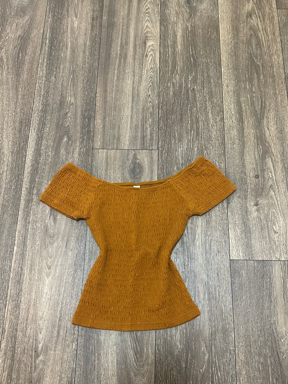 American Rag Off-the-Shoulder Textured Top